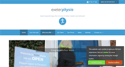 Desktop Screenshot of exeterphysio.co.uk